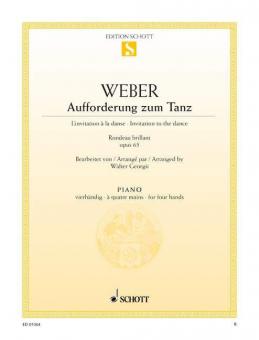 Aufforderung zum Tanz op. 65 Standard