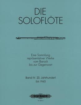 Die Soloflöte Band 4: 20. Jahrhundert (bis 1960) 
