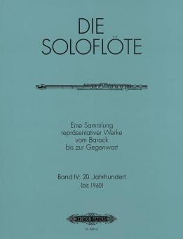 Die Soloflöte 4: 20. Jahrhundert (bis 1960) 