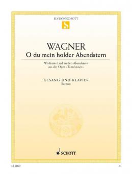 O du mein holder Abendstern WWV 70 Standard