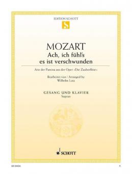 Ach, ich fühl's, es ist verschwunden Standard