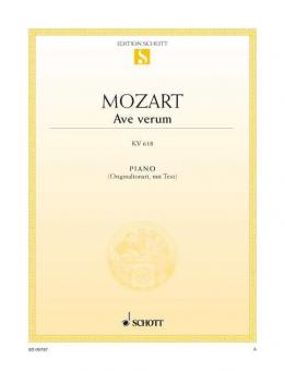 Ave verum KV 618 Standard