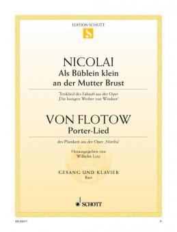 Als Büblein klein an der Mutterbrust / Porter-Lied Standard