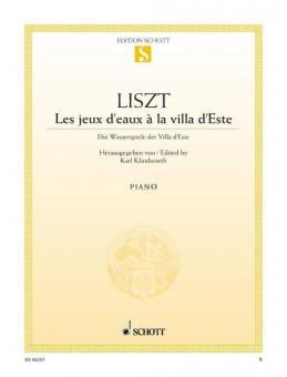 Les jeux d'eaux à la villa d'Este Standard