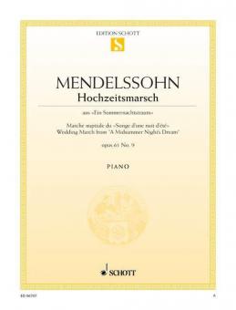 Hochzeitsmarsch op. 61/9 Standard