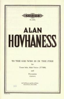 To The God Who Is In The fire Op. 146 