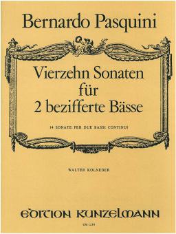 14 Sonaten für 2 bezifferte Bässe 