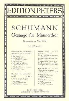 3 Lieder für Männerchor op. 62 