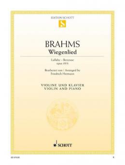 Wiegenlied F-Dur op. 49/4 Standard