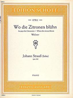 Wo die Zitronen blühn op. 364 Standard