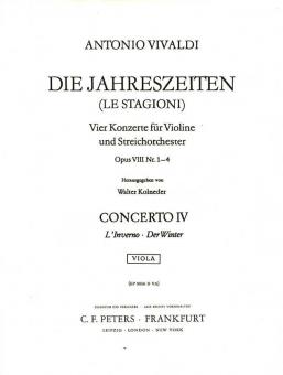 Die vier Jahreszeiten: Der Winter 