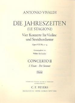 Die vier Jahreszeiten: Der Sommer 