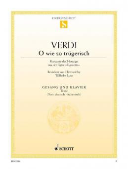 O wie so trügerisch Standard