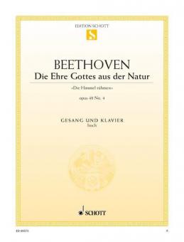 Die Ehre Gottes aus der Natur C-Dur op. 48 Nr. 4 Standard