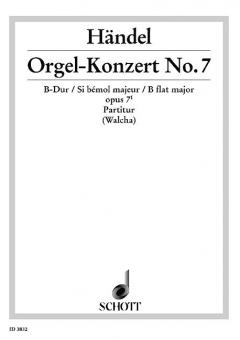 Orgel-Konzert Nr. 7 B-Dur op. 7/1 HWV 306 Standard