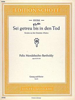 Sei getreu bis in den Tod Standard