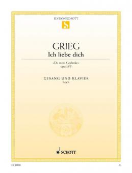 Ich liebe dich op. 5/3 Standard