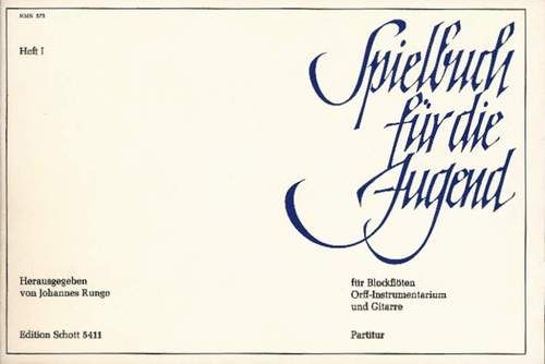 Spielbuch für die Jugend Heft 1 