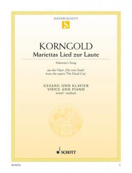 Mariettas Lied zur Laute op. 12 Standard