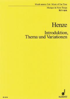 Introduktion, Thema und Variationen 