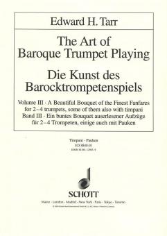Die Kunst des Barocktrompetenspiels Vol. 3 Standard