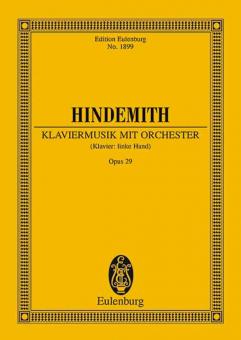 Klaviermusik mit Orchester op. 29 Standard