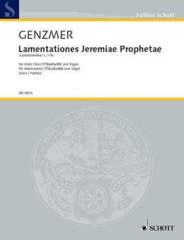 Lamentationes Jeremiae Prophetae GeWV 64 Standard
