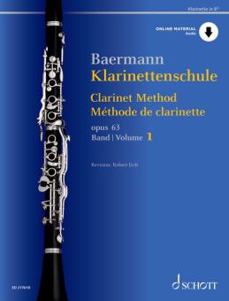Klarinettenschule op. 63 Band 1: No. 1-33 Standard