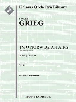 2 Norwegian Airs op. 63 (composer's orchestration) 