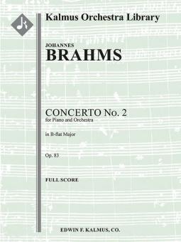 Concerto for Piano No. 2 in B-flat op. 83 