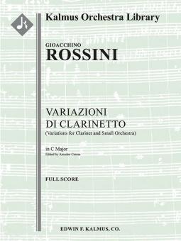 Variazioni di Clarinetto (Variations for Clarinet and Small Orchestra) 