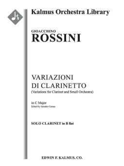 Variazioni di Clarinetto (Variations for Clarinet and Small Orchestra) 