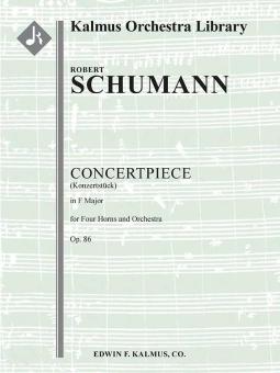 Concertpiece (Konzertstuck) in F for 4 Horns and Orchestra op. 86 