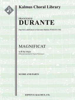 Magnificat in B-flat (Spurious attribution to Pergolesi) 