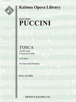 Tosca: Act III, Aria: E lucevan le stelle (tenor) 