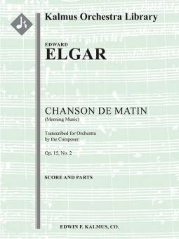 Chanson de Matin op. 15/2 (composer's transcription) 