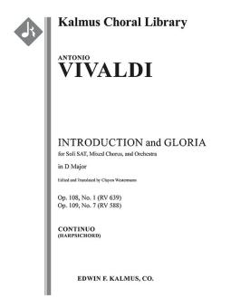 Introduction (Jubilate), RV 639 (Op. 108/1) and Gloria (Op. 109/7), RV 588 
