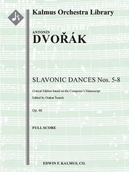 Slavonic Dances op. 46 Nos. 5-8, critical edition 