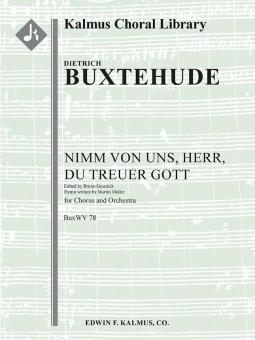Nimm von uns, Herr, Du treuer Gott, BuxWV 78 