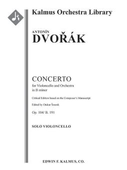 Concerto for Cello in B minor op. 104/B. 191 