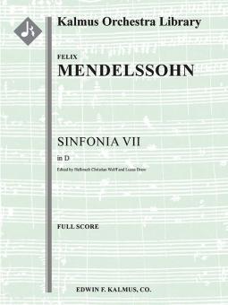 Sinfonia No. 7: String Symphony in D minor 