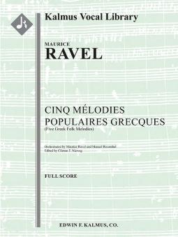5 Melodies Populaires Grecques (5 Greek Folk Melodies) 