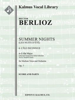 Summer Nights op. 7 (Les nuits d'ete): 6. L'isle Inconnue (transposed in E-flat) 