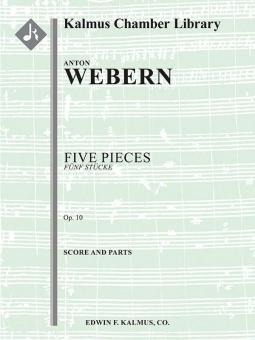 5 Pieces (5 Stücke) op. 10 
