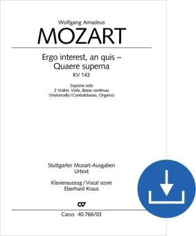 Ergo interest - Quaere superna KV 143 (73a) Download