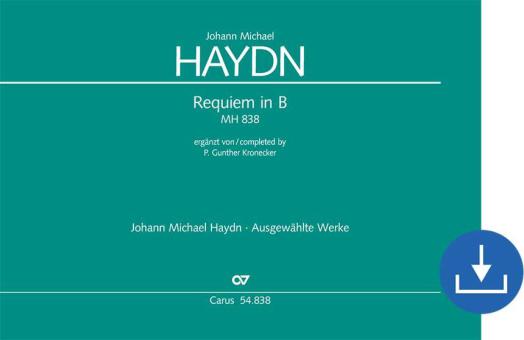 Requiem in B MH 838 Download