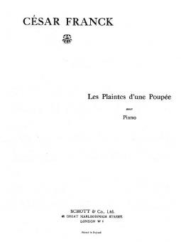 Les plaintes d'une poupée 