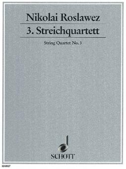 3. Streichquartett 