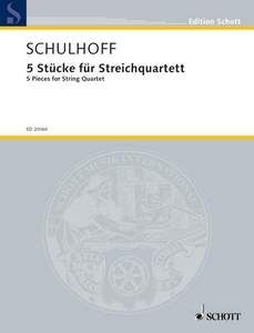 5 Stücke für Streichquartett Standard