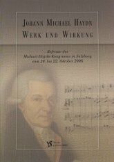 Johann Michael Haydn. Werk und Wirkung 